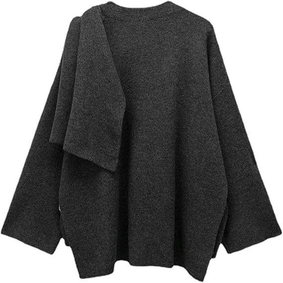 Crescent Wool Poncho