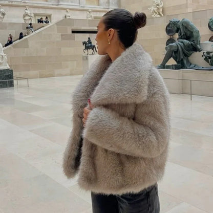 Faux Fur Coat