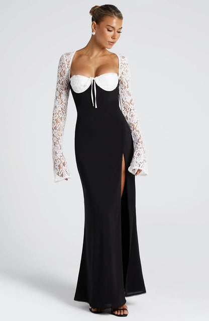 MIDNIGHT ELEGANCE MAXI DRESS