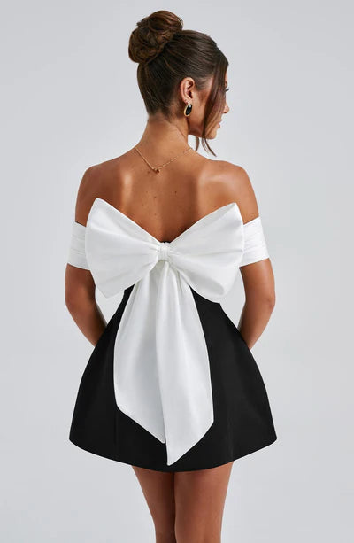 FRENCH STYLE BOW DRESS